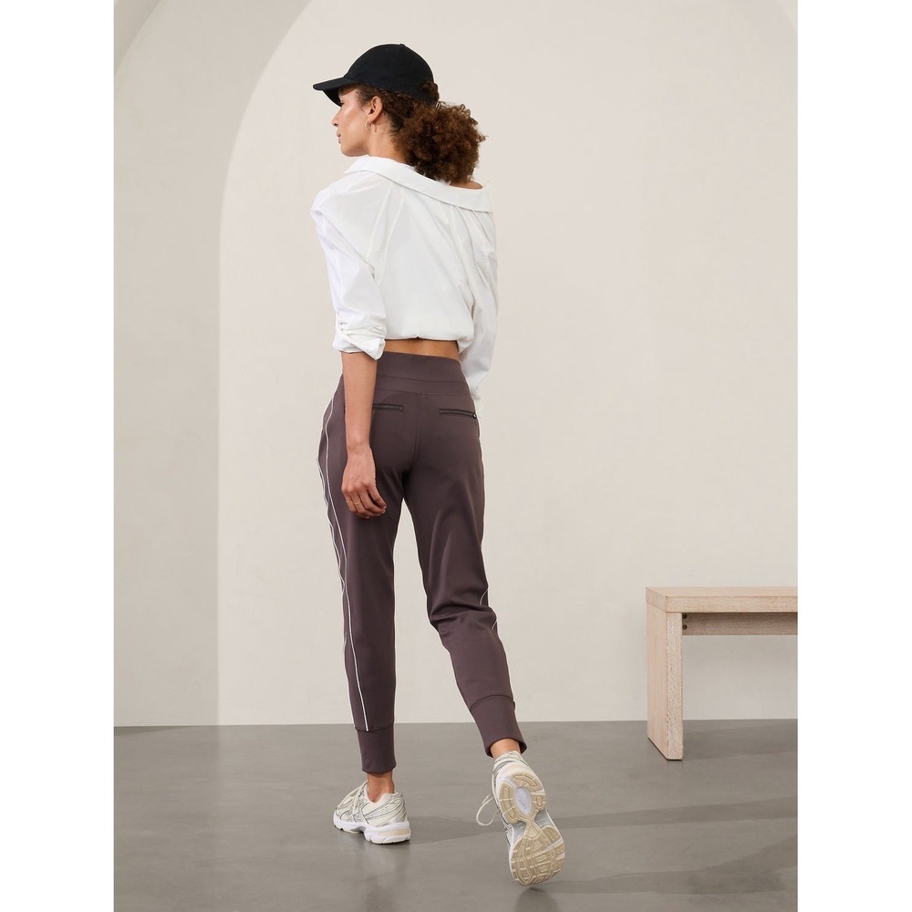 ATHLETA Women's Venice High Rise Track Stripe Jogger Size Large Athleisure - Picture 2 of 10